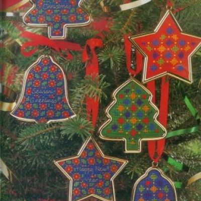 Вышитые Новогодние Украшения